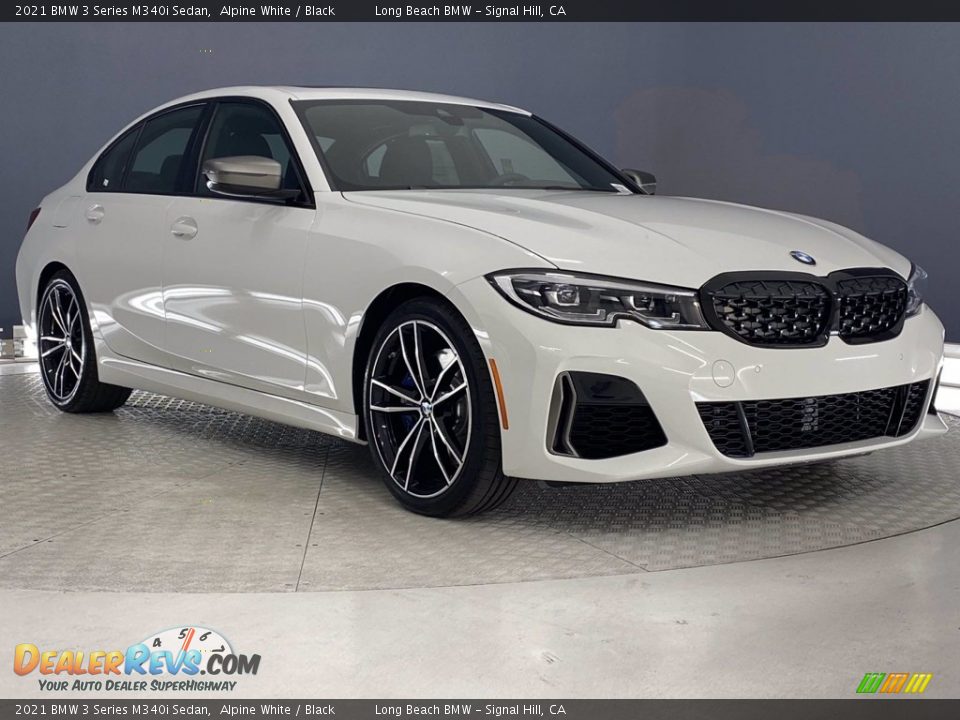 2021 BMW 3 Series M340i Sedan Alpine White / Black Photo #1