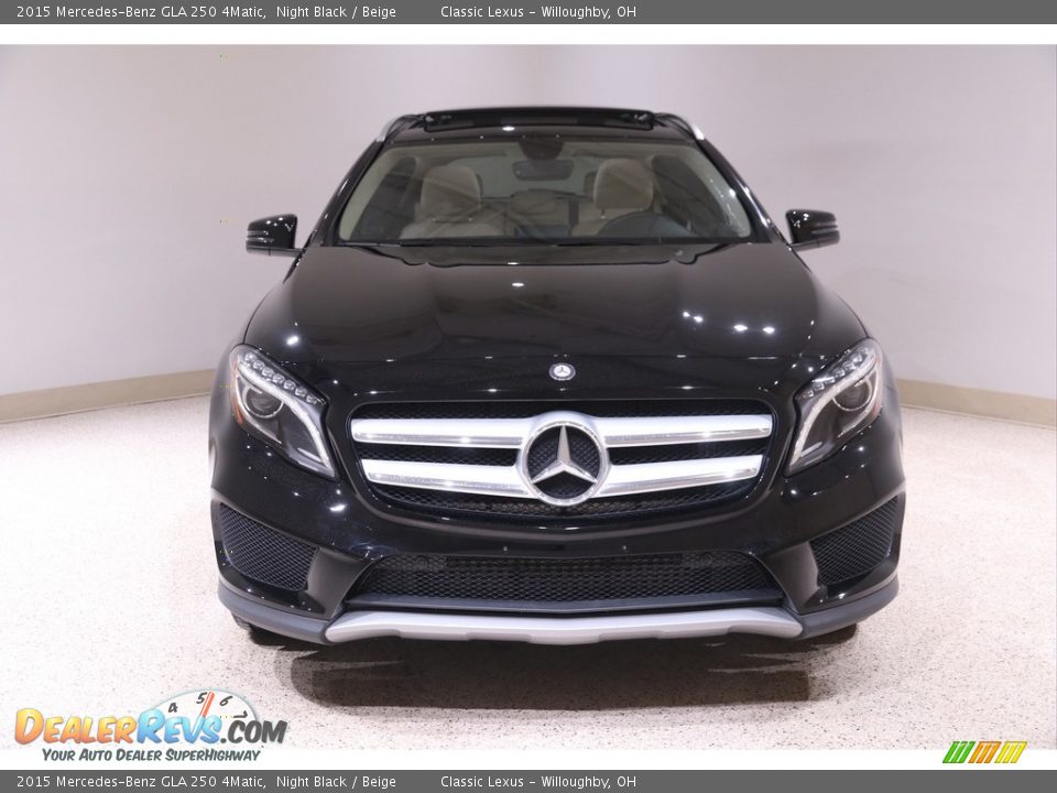 2015 Mercedes-Benz GLA 250 4Matic Night Black / Beige Photo #2