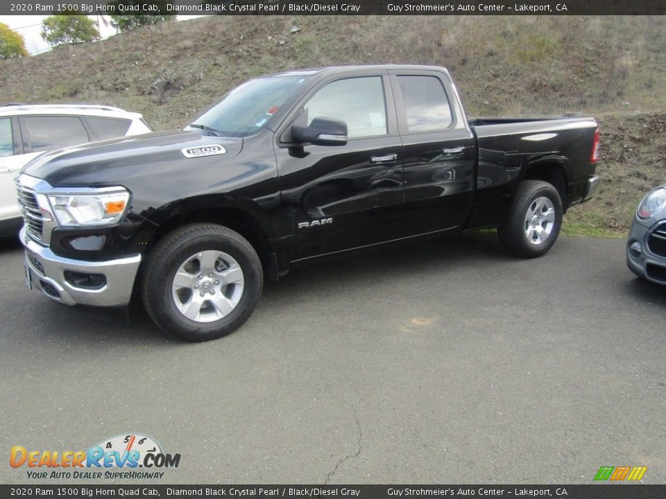 Diamond Black Crystal Pearl 2020 Ram 1500 Big Horn Quad Cab Photo #4