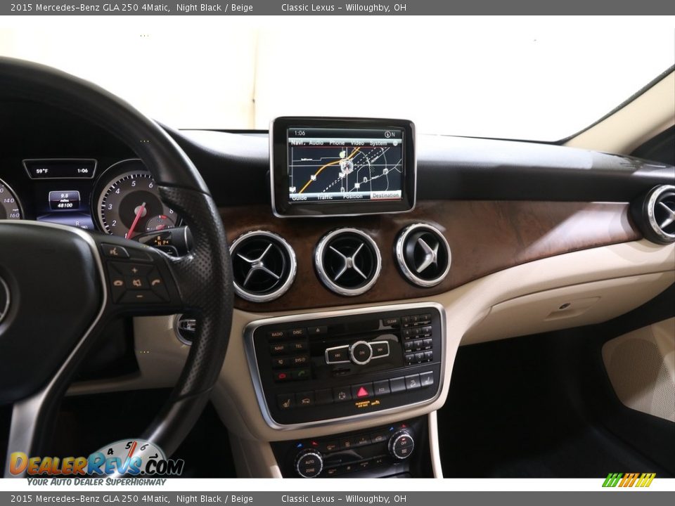 2015 Mercedes-Benz GLA 250 4Matic Night Black / Beige Photo #10