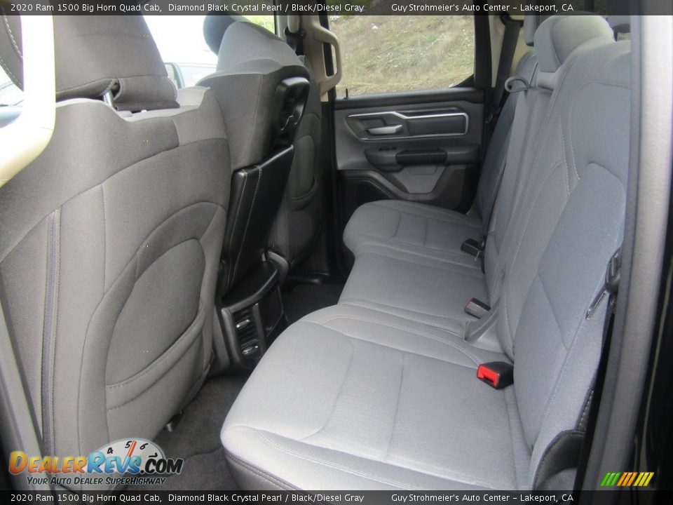 Rear Seat of 2020 Ram 1500 Big Horn Quad Cab Photo #13