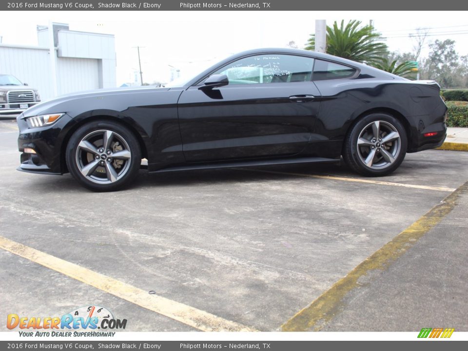 2016 Ford Mustang V6 Coupe Shadow Black / Ebony Photo #6