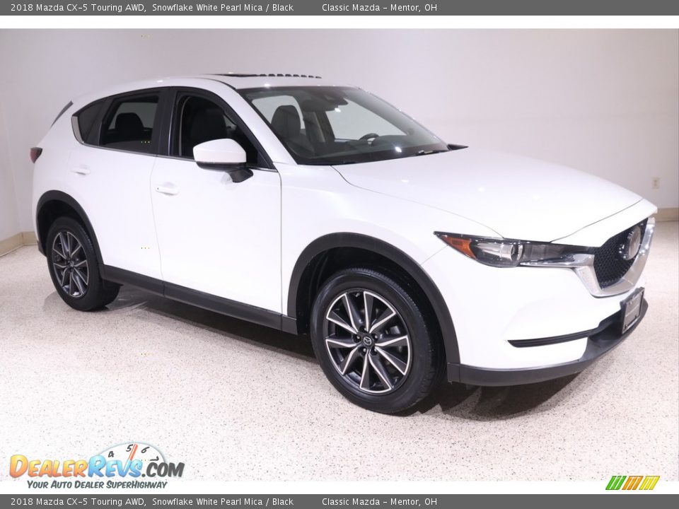 2018 Mazda CX-5 Touring AWD Snowflake White Pearl Mica / Black Photo #1