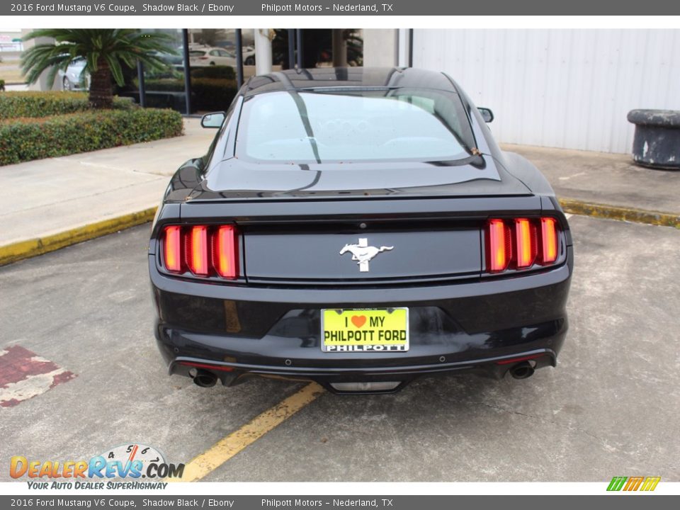 2016 Ford Mustang V6 Coupe Shadow Black / Ebony Photo #8