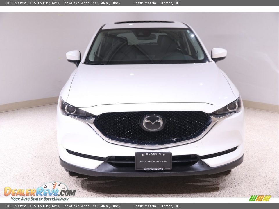 2018 Mazda CX-5 Touring AWD Snowflake White Pearl Mica / Black Photo #2