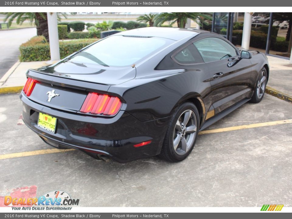 2016 Ford Mustang V6 Coupe Shadow Black / Ebony Photo #9