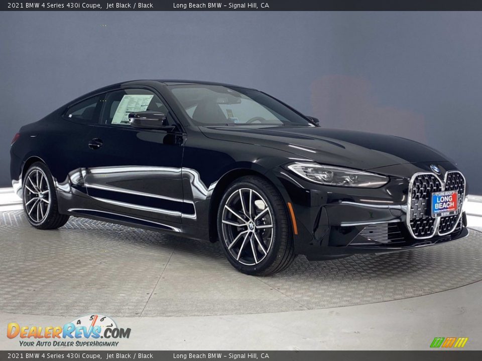 2021 BMW 4 Series 430i Coupe Jet Black / Black Photo #1
