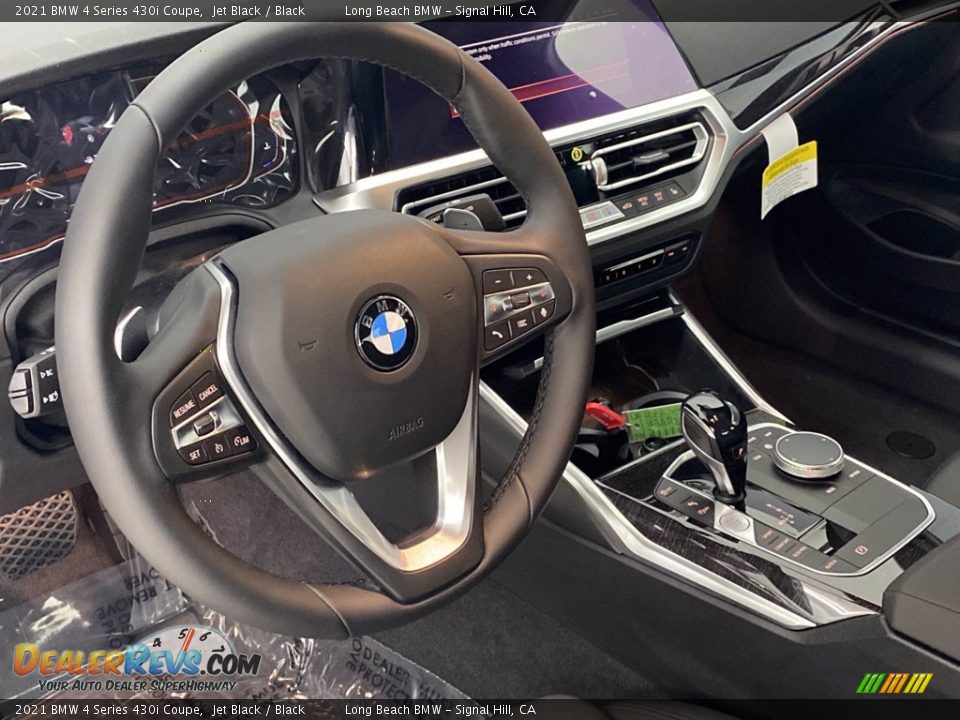 2021 BMW 4 Series 430i Coupe Jet Black / Black Photo #2