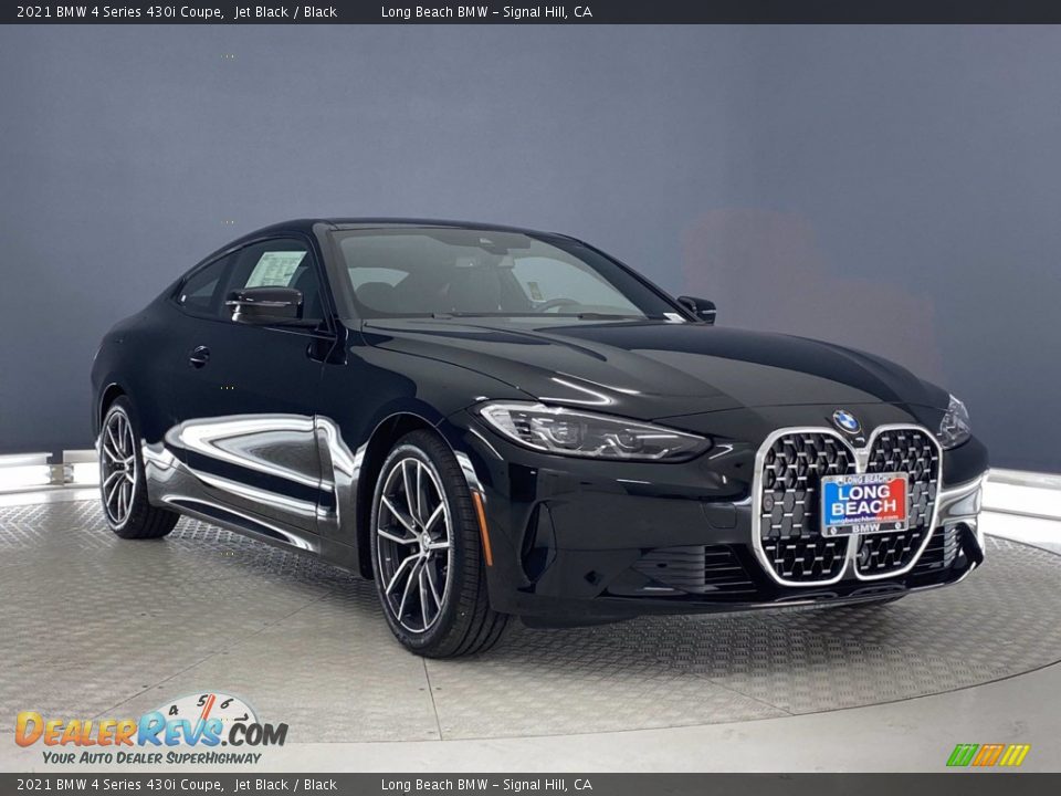 2021 BMW 4 Series 430i Coupe Jet Black / Black Photo #4