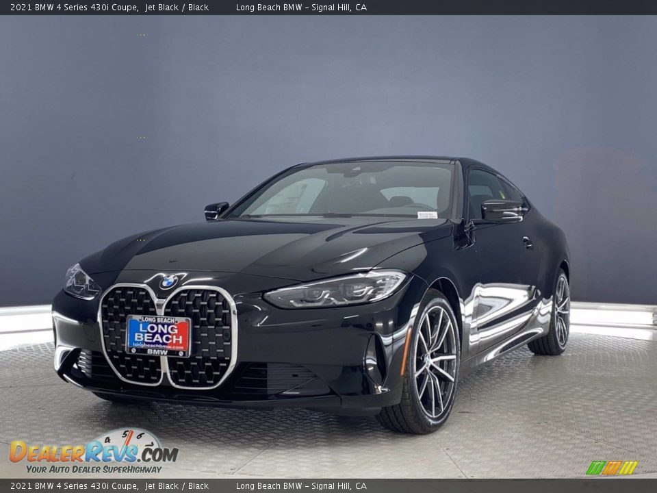 2021 BMW 4 Series 430i Coupe Jet Black / Black Photo #6