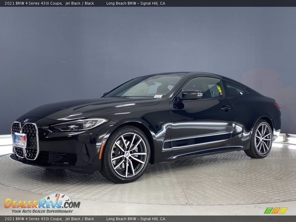 2021 BMW 4 Series 430i Coupe Jet Black / Black Photo #7