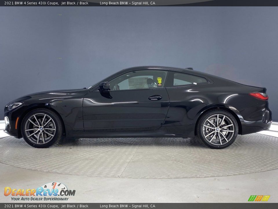 2021 BMW 4 Series 430i Coupe Jet Black / Black Photo #9