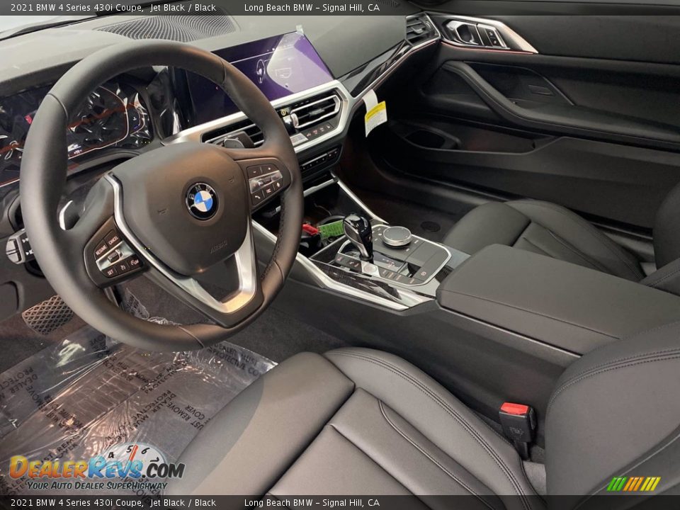 2021 BMW 4 Series 430i Coupe Jet Black / Black Photo #16