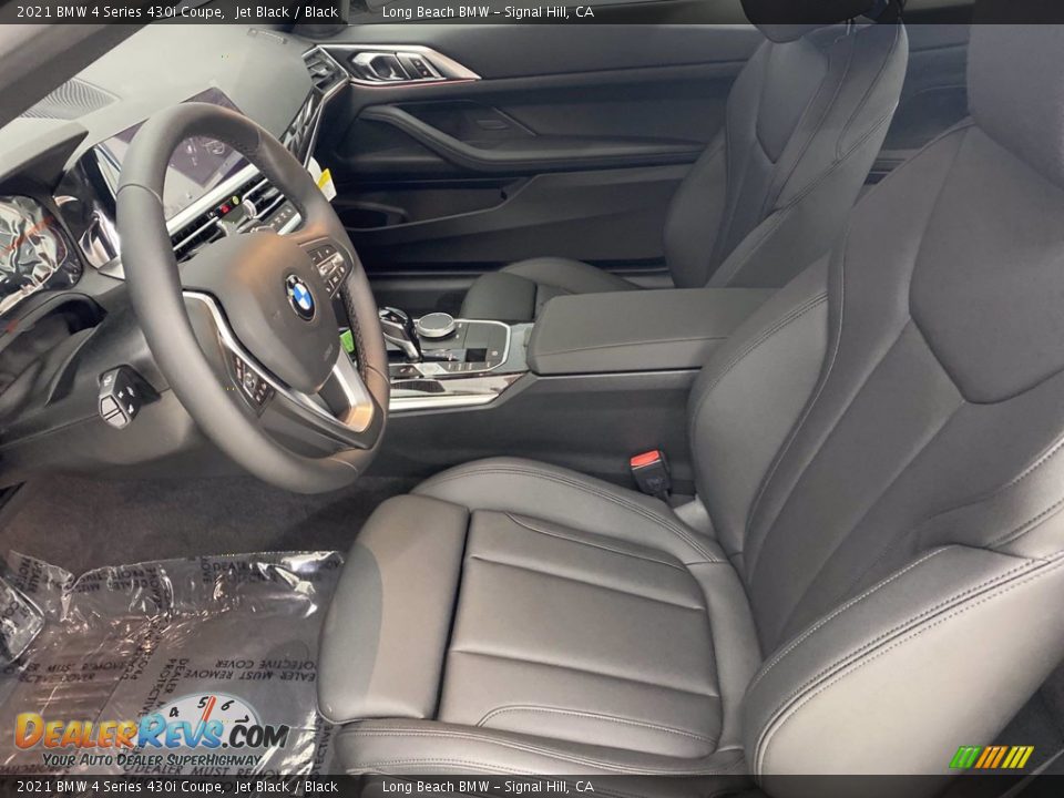 2021 BMW 4 Series 430i Coupe Jet Black / Black Photo #17