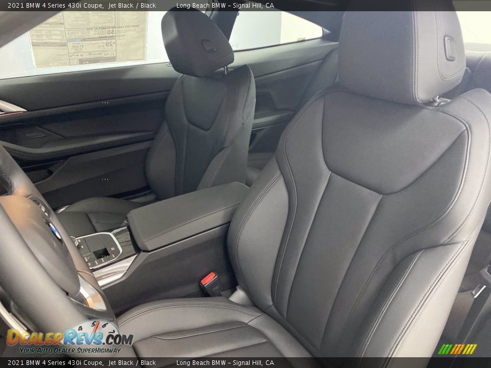 2021 BMW 4 Series 430i Coupe Jet Black / Black Photo #18