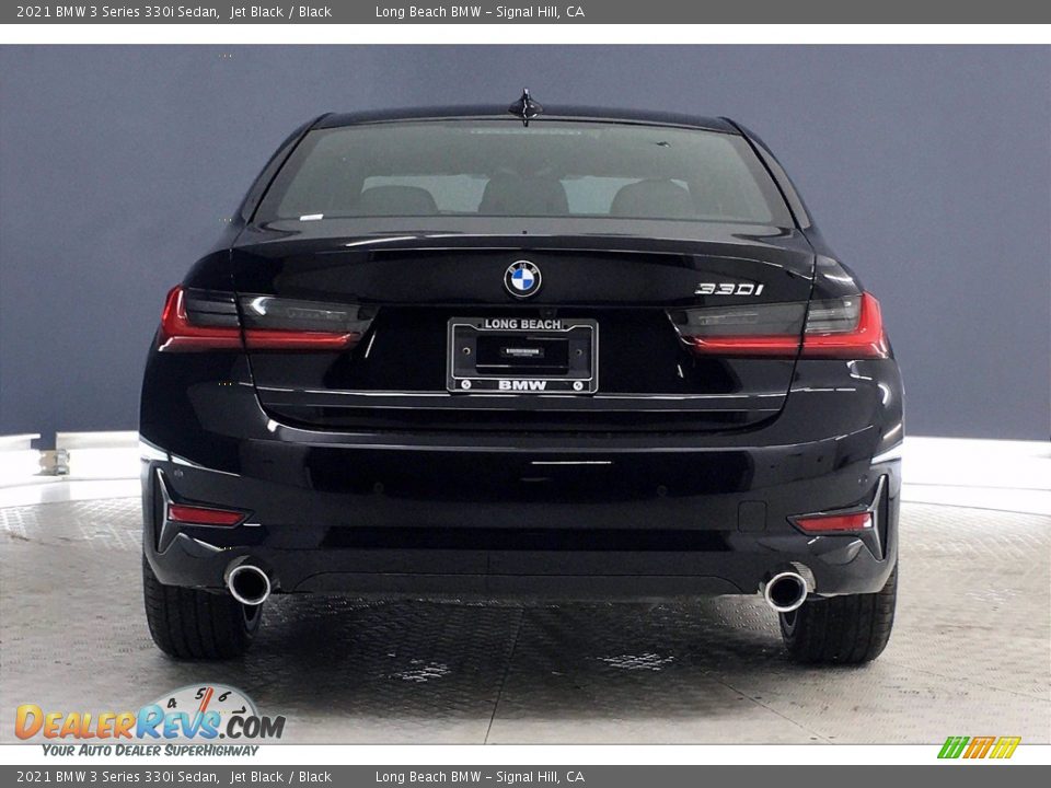 2021 BMW 3 Series 330i Sedan Jet Black / Black Photo #4