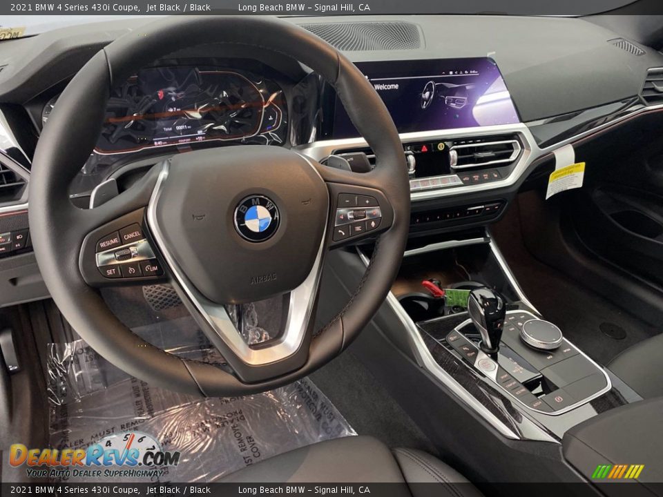2021 BMW 4 Series 430i Coupe Jet Black / Black Photo #19