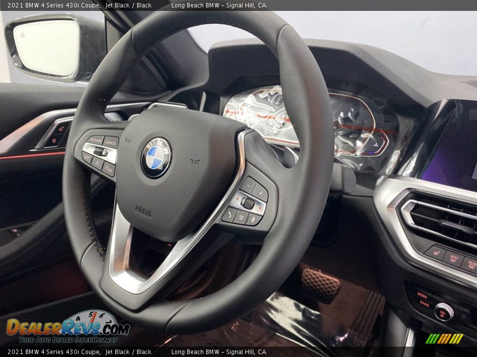 2021 BMW 4 Series 430i Coupe Jet Black / Black Photo #23