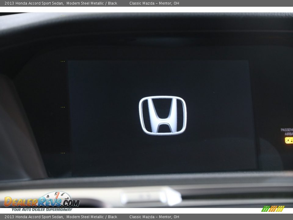 2013 Honda Accord Sport Sedan Modern Steel Metallic / Black Photo #10