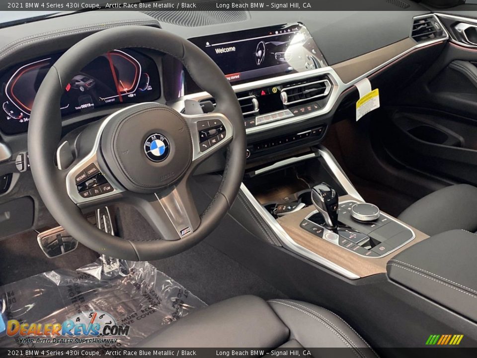 2021 BMW 4 Series 430i Coupe Arctic Race Blue Metallic / Black Photo #2