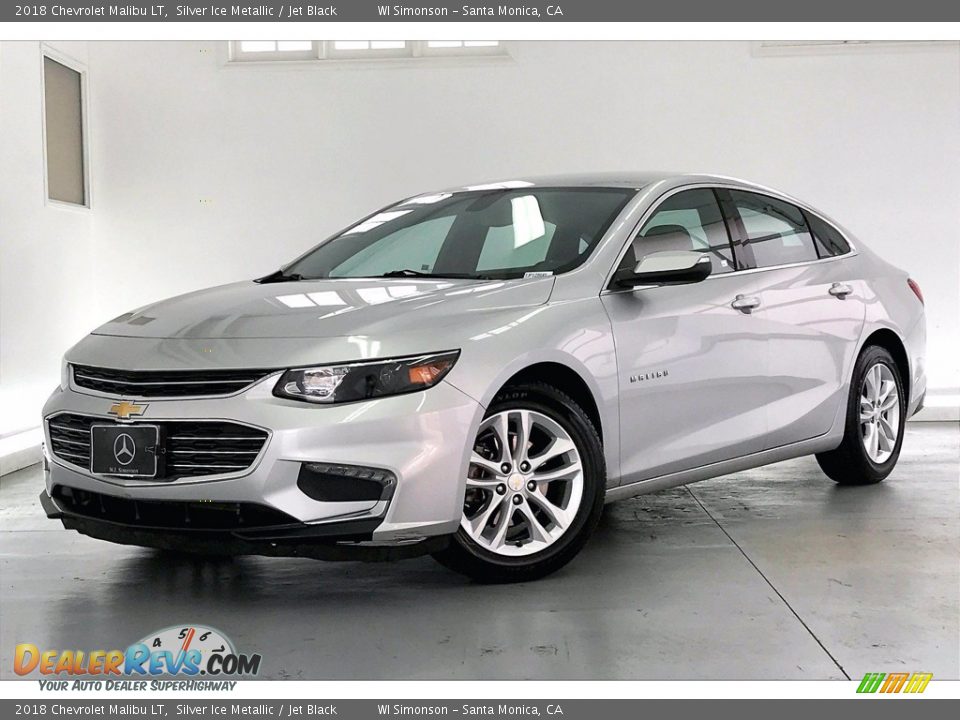 2018 Chevrolet Malibu LT Silver Ice Metallic / Jet Black Photo #12