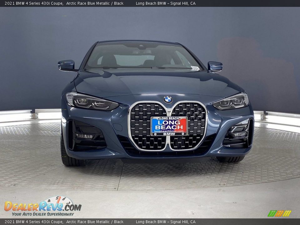 2021 BMW 4 Series 430i Coupe Arctic Race Blue Metallic / Black Photo #5
