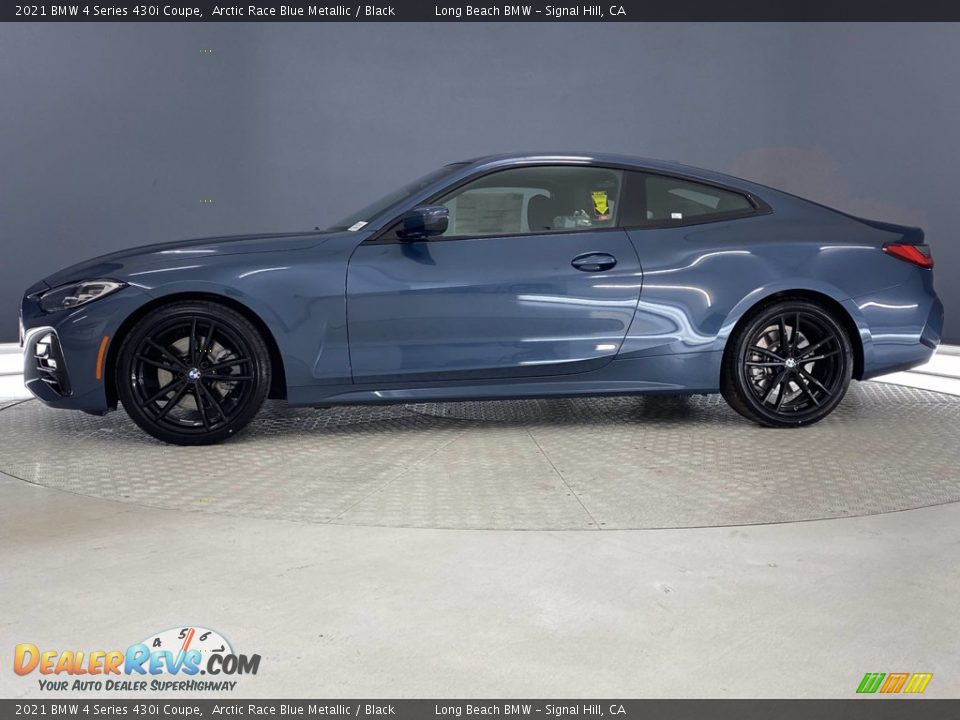 2021 BMW 4 Series 430i Coupe Arctic Race Blue Metallic / Black Photo #8