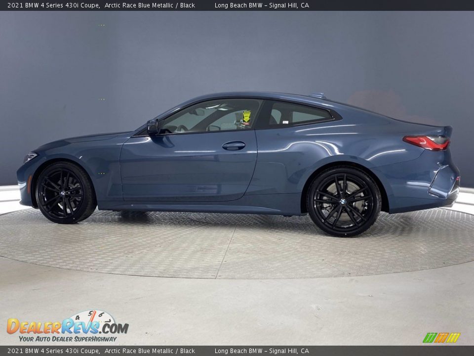 2021 BMW 4 Series 430i Coupe Arctic Race Blue Metallic / Black Photo #9