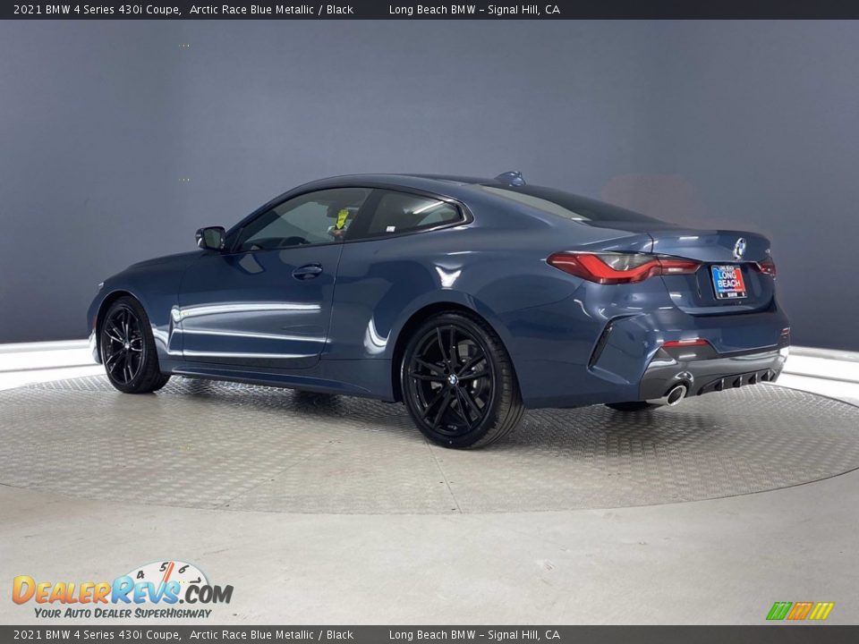 2021 BMW 4 Series 430i Coupe Arctic Race Blue Metallic / Black Photo #10