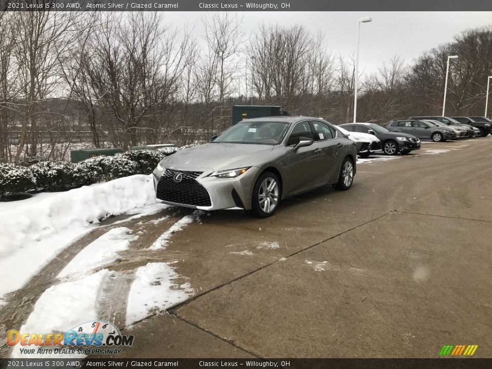 2021 Lexus IS 300 AWD Atomic Silver / Glazed Caramel Photo #1