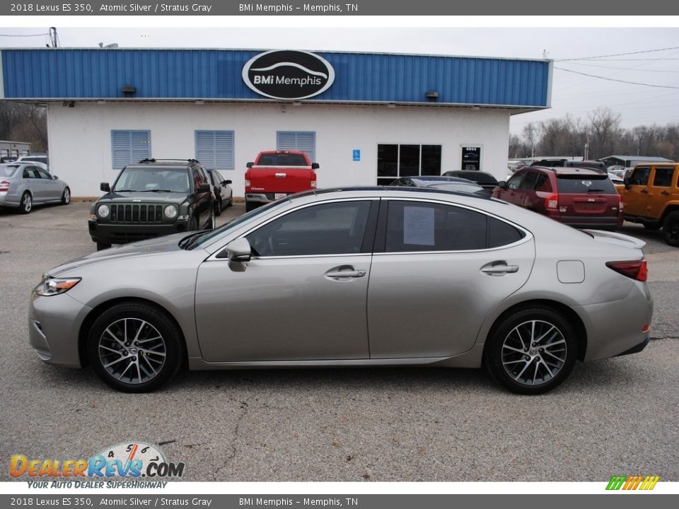 2018 Lexus ES 350 Atomic Silver / Stratus Gray Photo #2