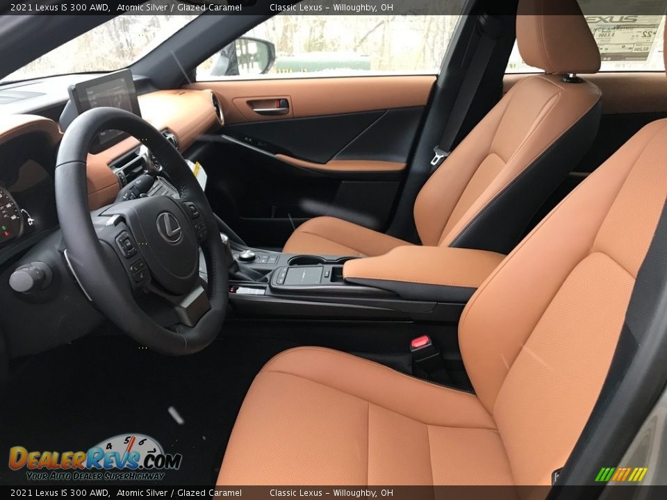 Glazed Caramel Interior - 2021 Lexus IS 300 AWD Photo #2