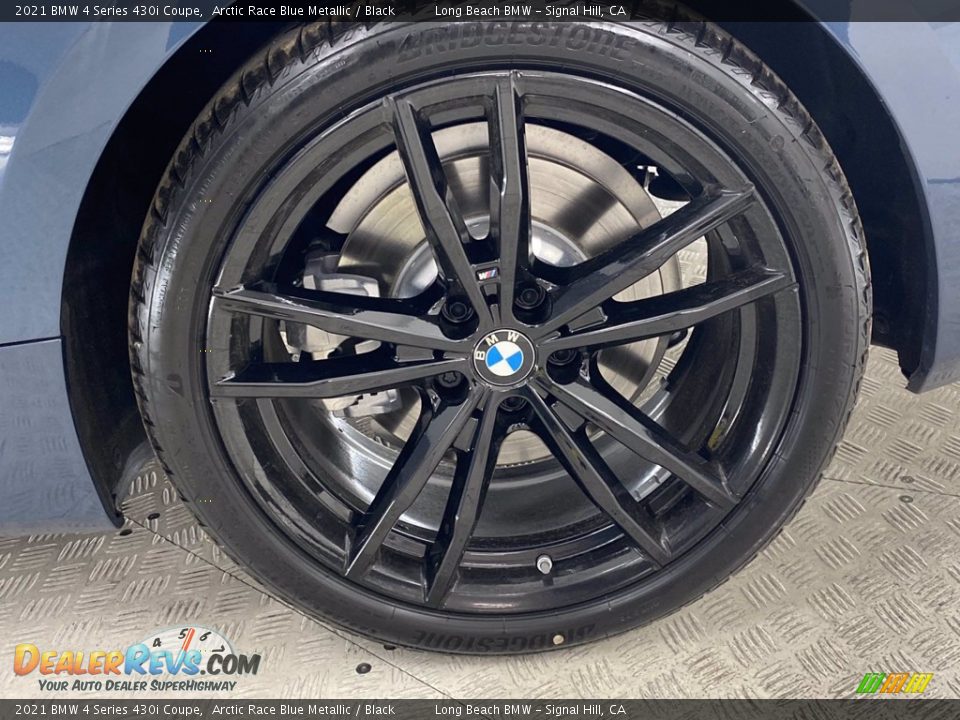 2021 BMW 4 Series 430i Coupe Arctic Race Blue Metallic / Black Photo #13