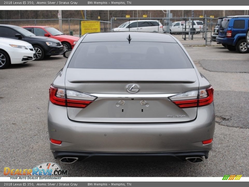 2018 Lexus ES 350 Atomic Silver / Stratus Gray Photo #4