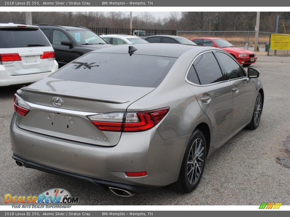 2018 Lexus ES 350 Atomic Silver / Stratus Gray Photo #5