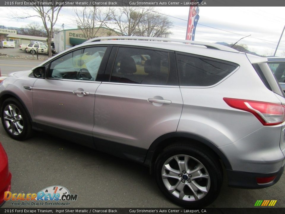 2016 Ford Escape Titanium Ingot Silver Metallic / Charcoal Black Photo #5