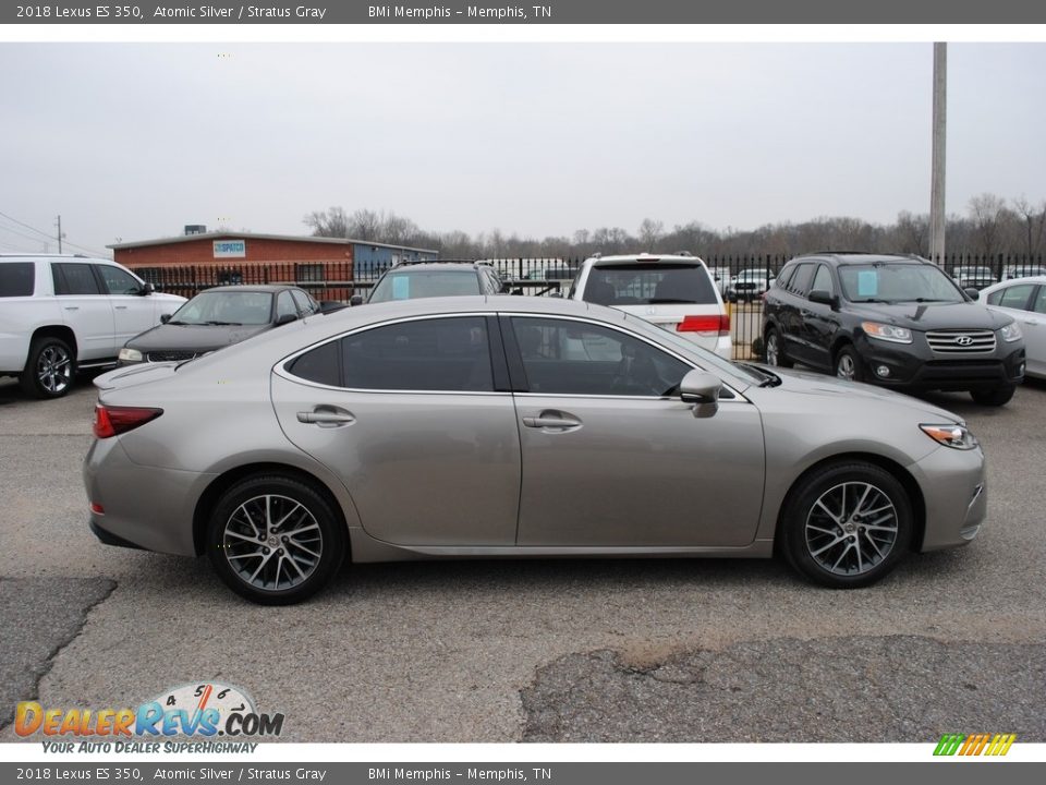 2018 Lexus ES 350 Atomic Silver / Stratus Gray Photo #6