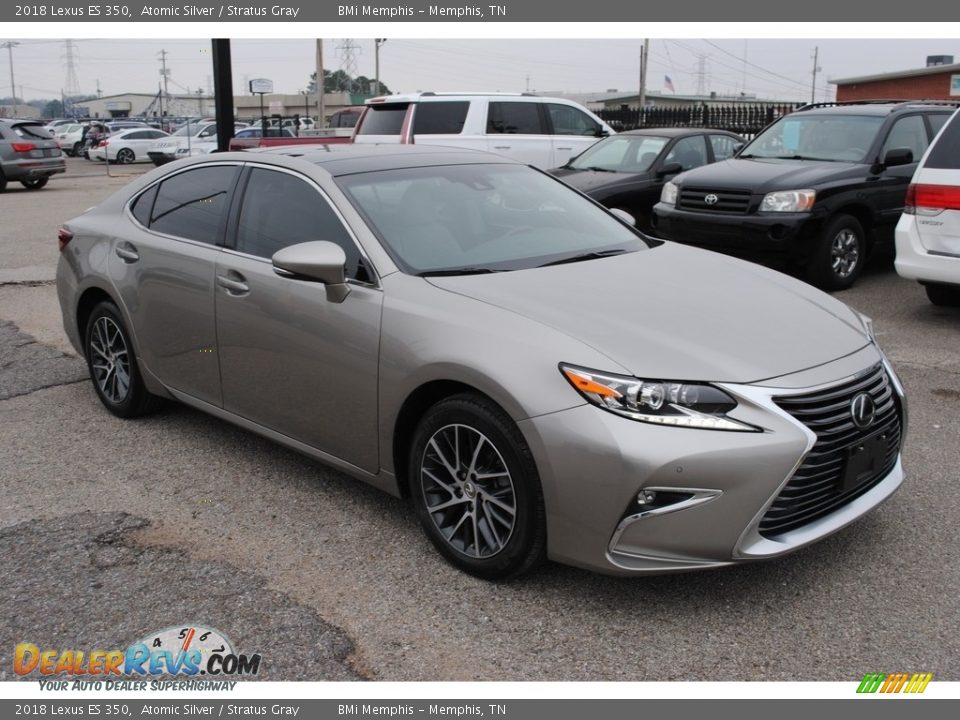 2018 Lexus ES 350 Atomic Silver / Stratus Gray Photo #7