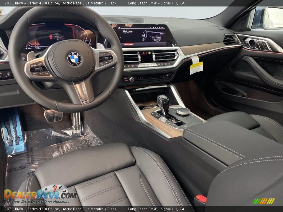 2021 BMW 4 Series 430i Coupe Arctic Race Blue Metallic / Black Photo #16