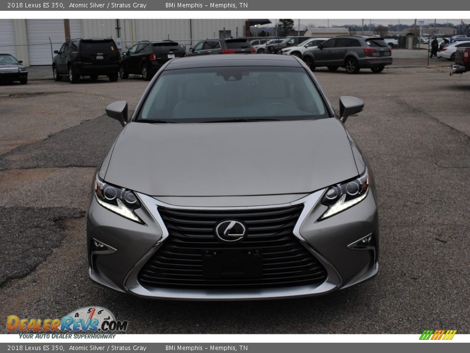 2018 Lexus ES 350 Atomic Silver / Stratus Gray Photo #8