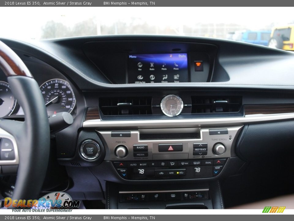 2018 Lexus ES 350 Atomic Silver / Stratus Gray Photo #17