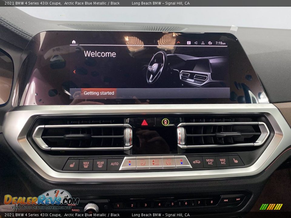 2021 BMW 4 Series 430i Coupe Arctic Race Blue Metallic / Black Photo #25