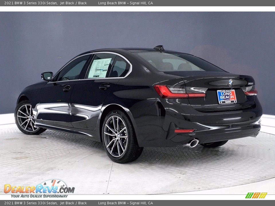 2021 BMW 3 Series 330i Sedan Jet Black / Black Photo #3