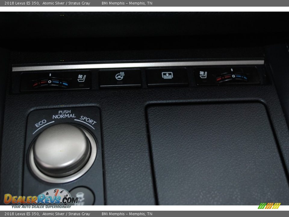 2018 Lexus ES 350 Atomic Silver / Stratus Gray Photo #22