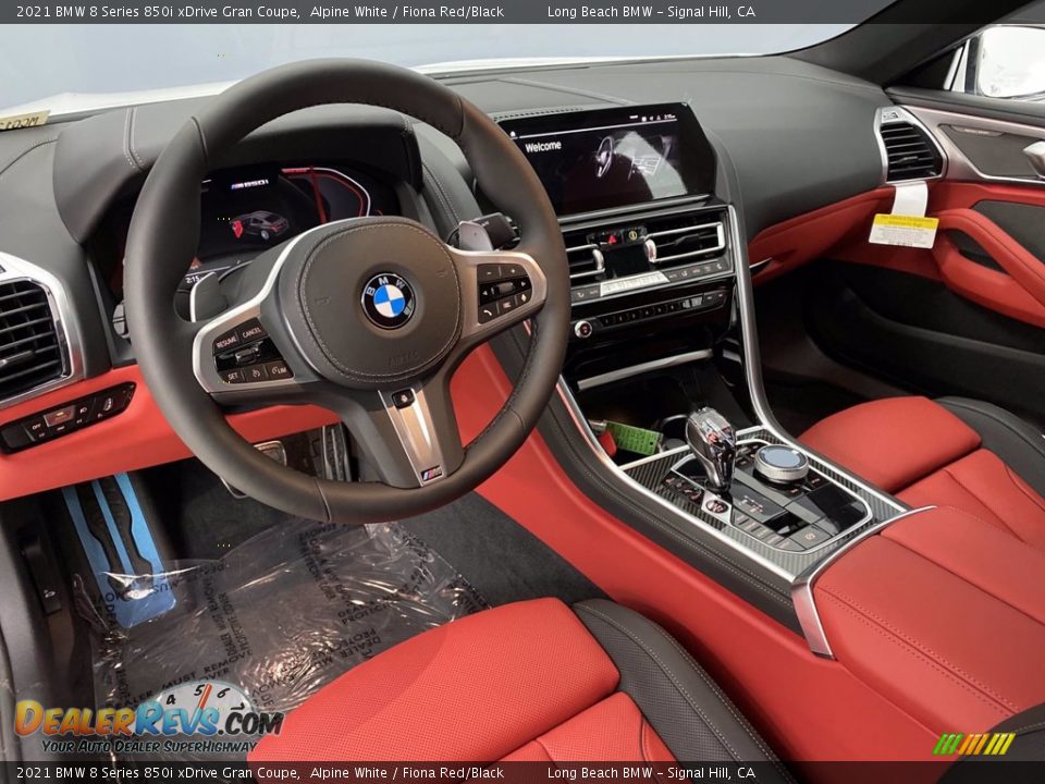 Fiona Red/Black Interior - 2021 BMW 8 Series 850i xDrive Gran Coupe Photo #3