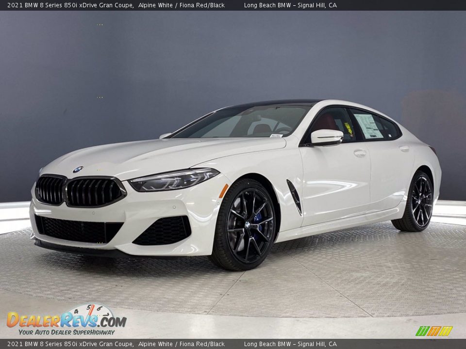 Front 3/4 View of 2021 BMW 8 Series 850i xDrive Gran Coupe Photo #6
