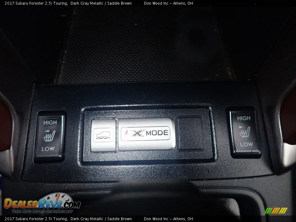 2017 Subaru Forester 2.5i Touring Dark Gray Metallic / Saddle Brown Photo #4