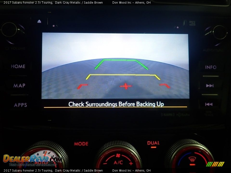 2017 Subaru Forester 2.5i Touring Dark Gray Metallic / Saddle Brown Photo #5