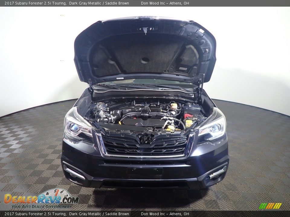 2017 Subaru Forester 2.5i Touring Dark Gray Metallic / Saddle Brown Photo #9