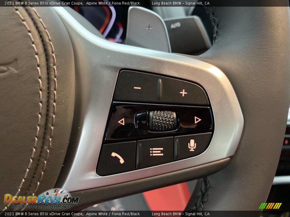 2021 BMW 8 Series 850i xDrive Gran Coupe Steering Wheel Photo #18
